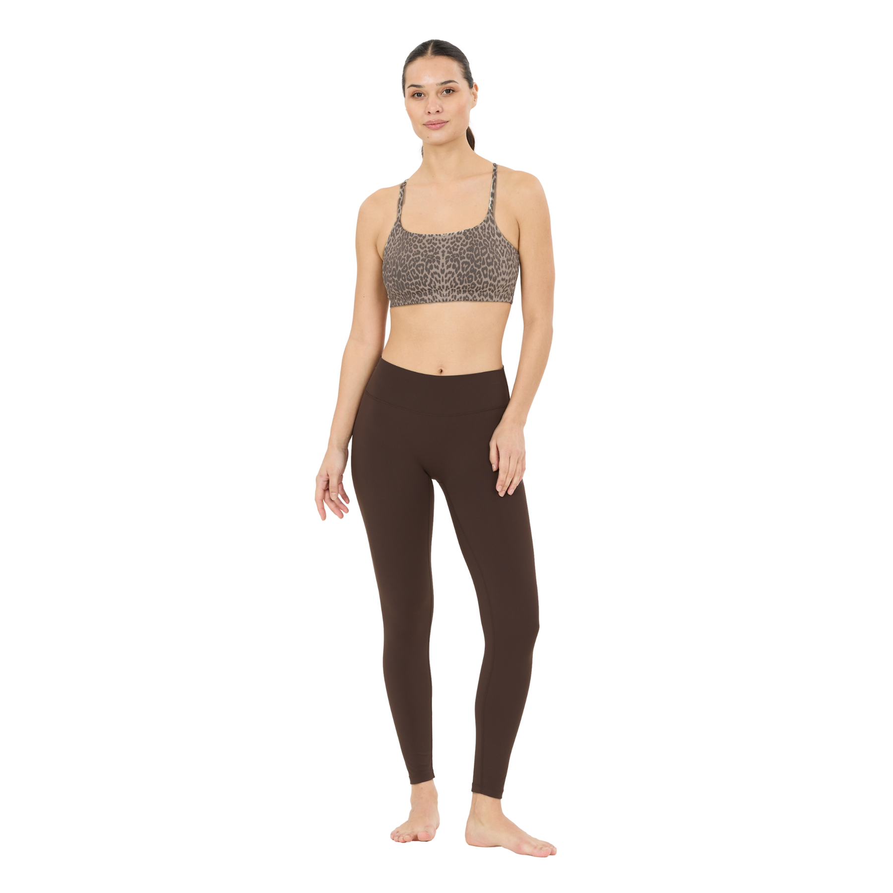 Athlecia Emarri Women's Tights: Chocolate Torte