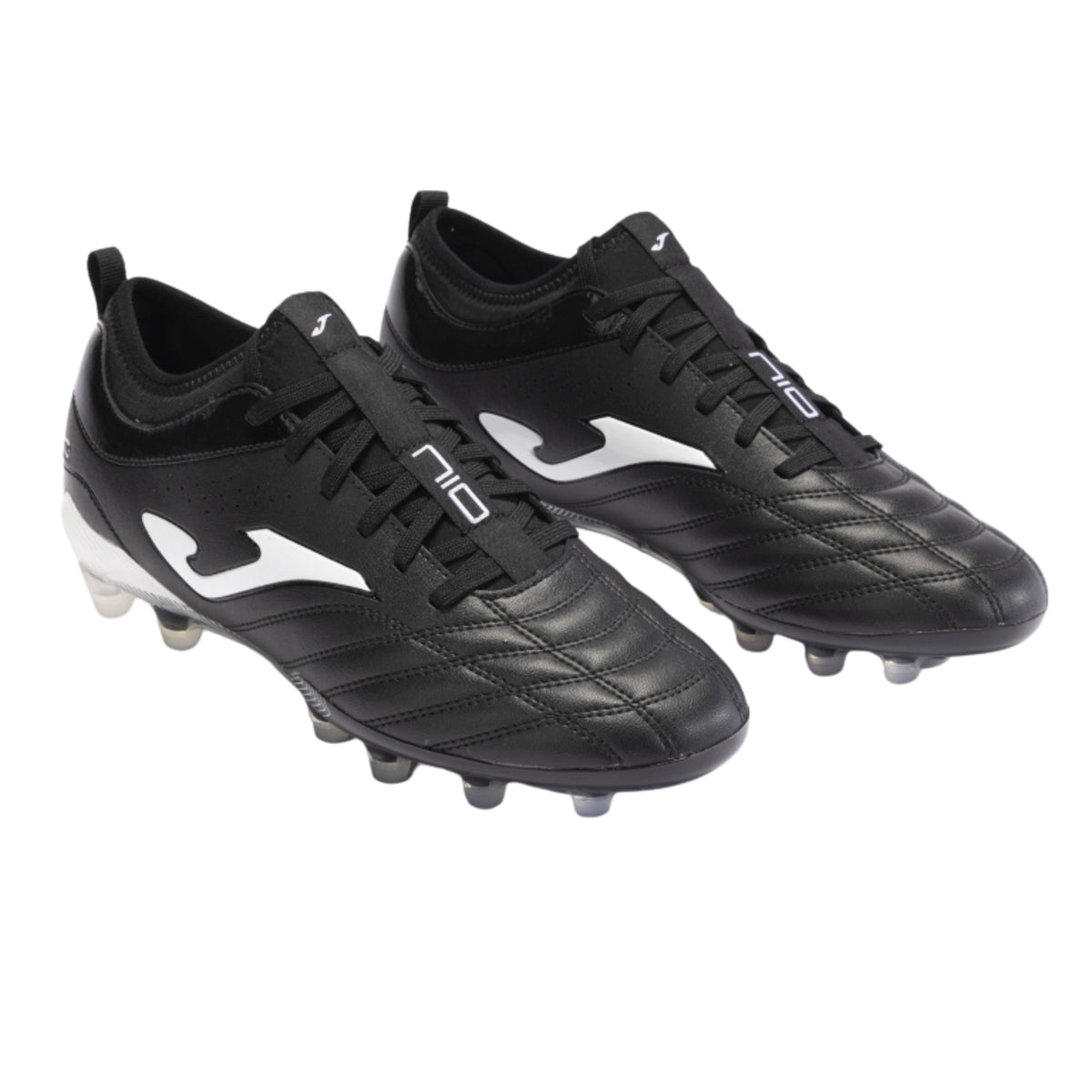 Joma Numero-10 2401 Firm Ground Football Boots: Black/White