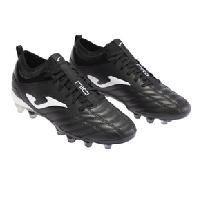 Joma Numero-10 2401 Firm Ground Football Boots: Black/White