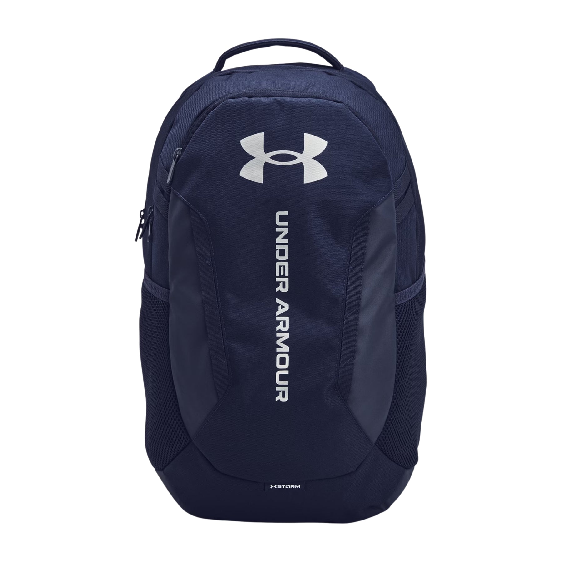 Under Armour Hustle 6.0 Backpack: Midnight Navy/White