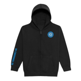 GX Tornadoes Full Zip Hoodie: Black