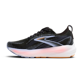 Brooks Glycerin 22 Women's Running Shoes: Black/Blue Heron/Orange