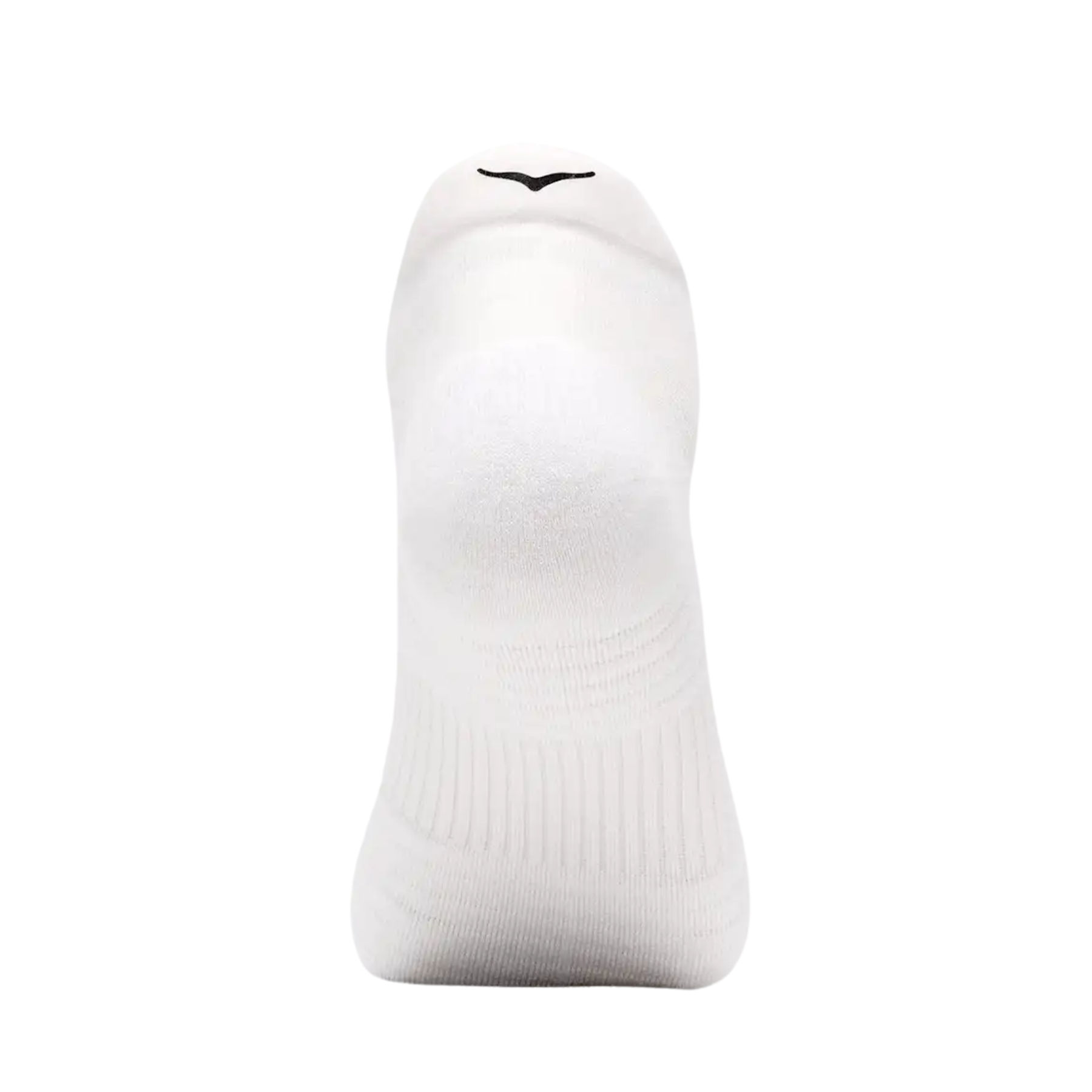 Hoka U No-Show Running Socks (3 pack) :White/White