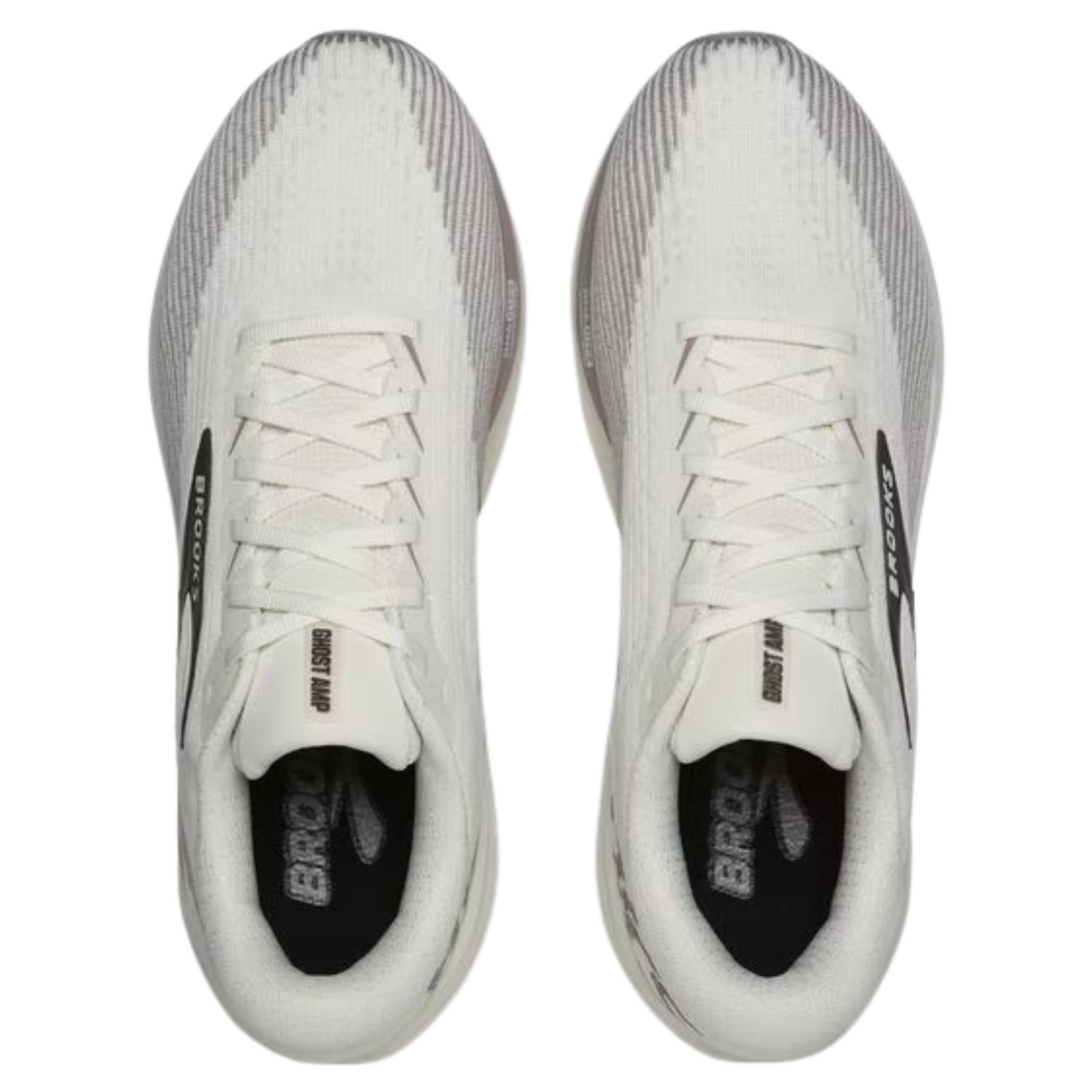 Brooks Ghost Amp Men's Running Shoes: Coconut/Purple Dove/Raisin