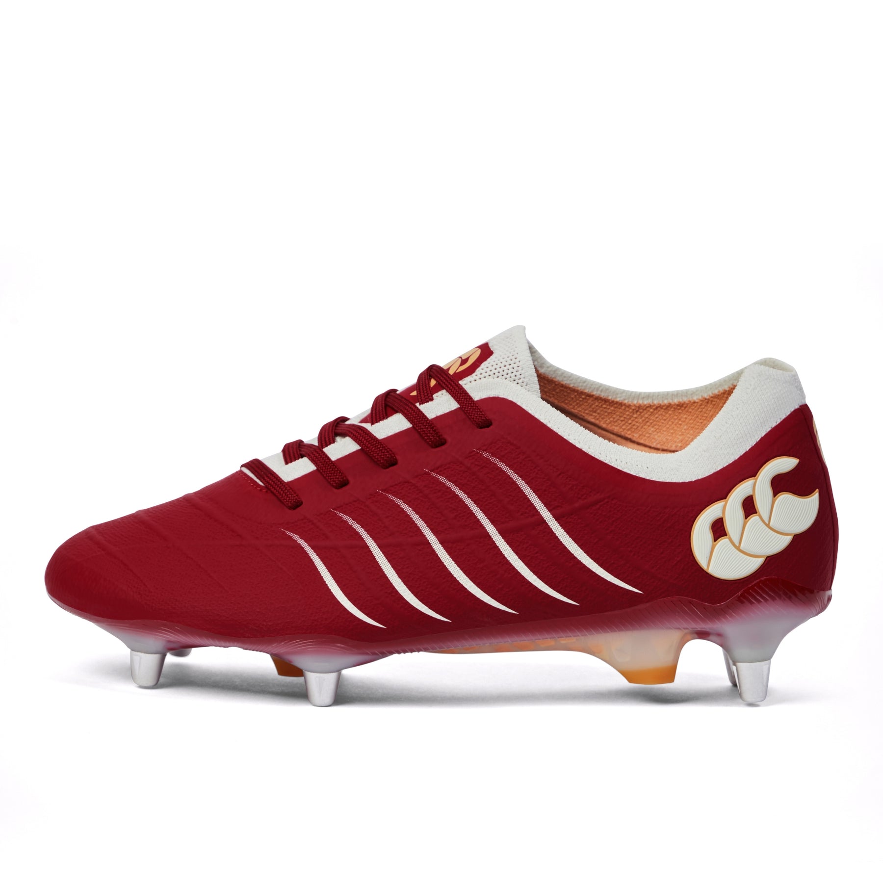 Canterbury Phoenix 2.0 Elite Soft Ground Rugby Boots: Red