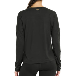 Athlecia Pacy Womens Long Sleeve Tee: Black