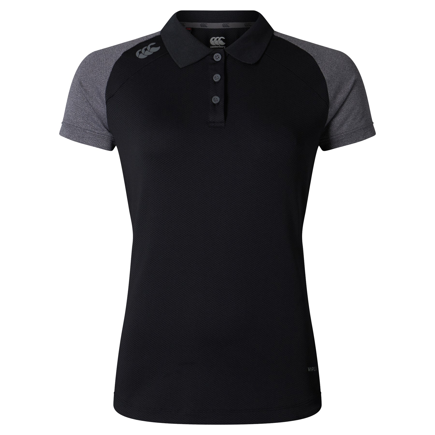 Canterbury Womens Elite Polo Shirt: Black