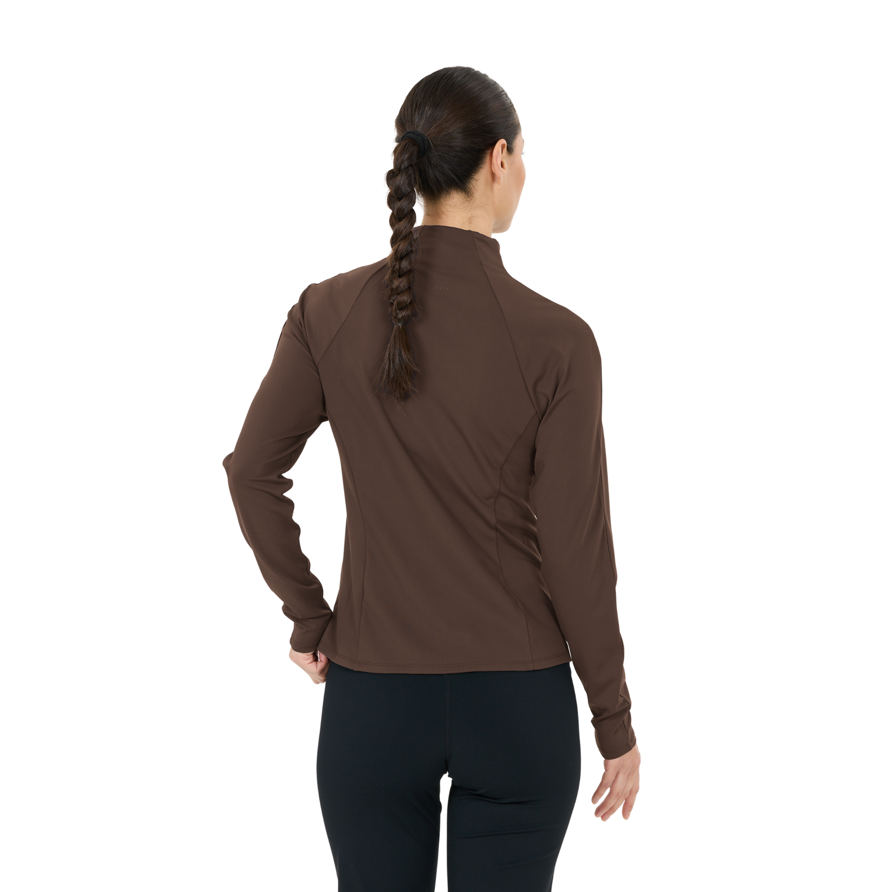 Athlecia Emarri Women's Full Zip Sweatshirt: Chocolate Torte