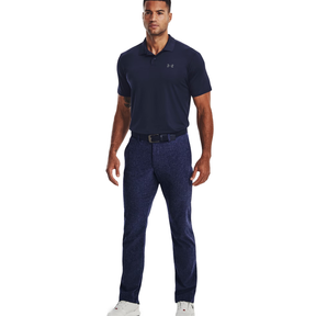 Under Armour Matchplay Printed Polo: Midnight Navy/Pitch Grey - M