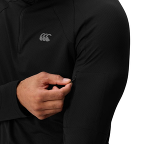 Canterbury Tempo  Quarter Zip 1st Layer: Black