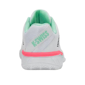 K Swiss Express Light 3 Clay Womens Tennis Shoes: White/Mint/Pastel Pink