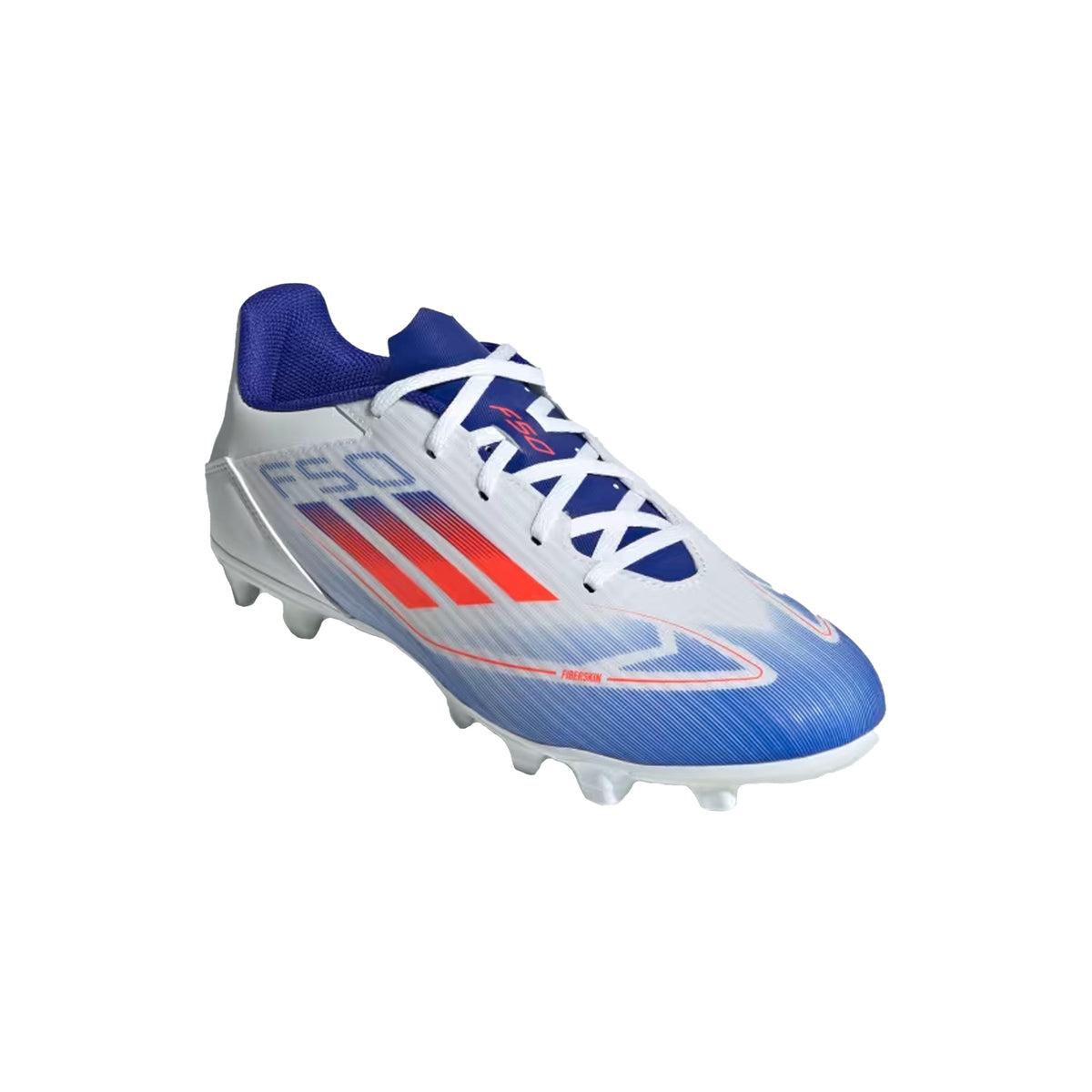 Adidas F50 Club FxG Football Boots: White