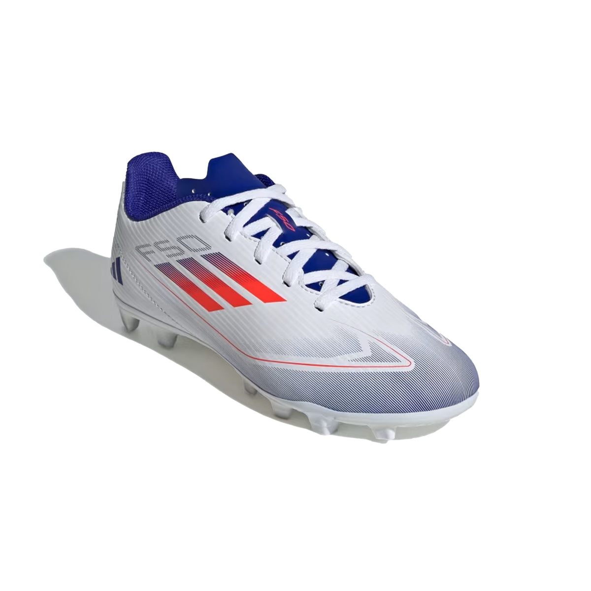 Adidas F50 Club FxG J Football Boots: White