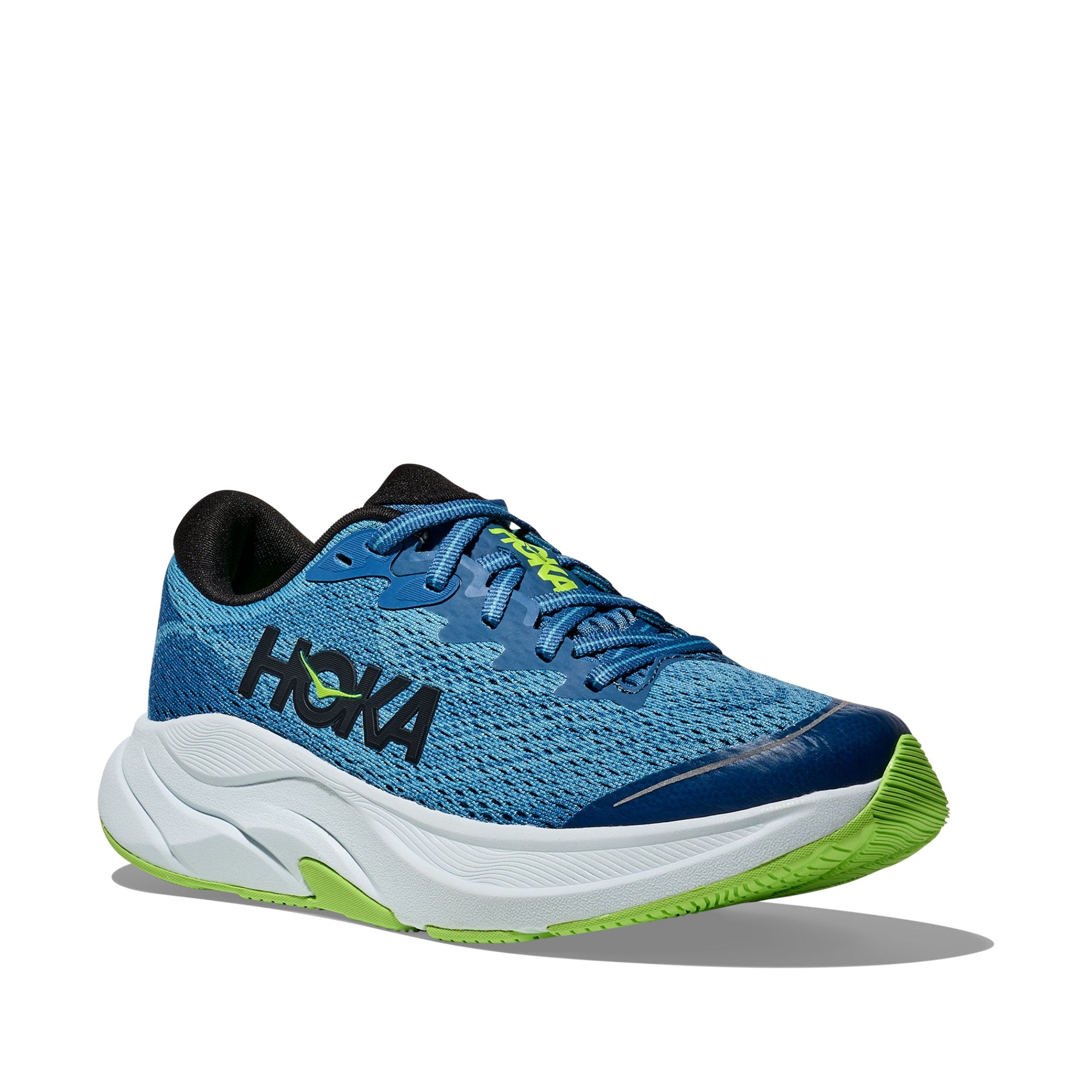 Hoka Rincon 4 Junior Running Shoes: Foggy Night/Alpine Blue