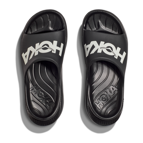 Hoka Ora Athletic Slides: Black/White
