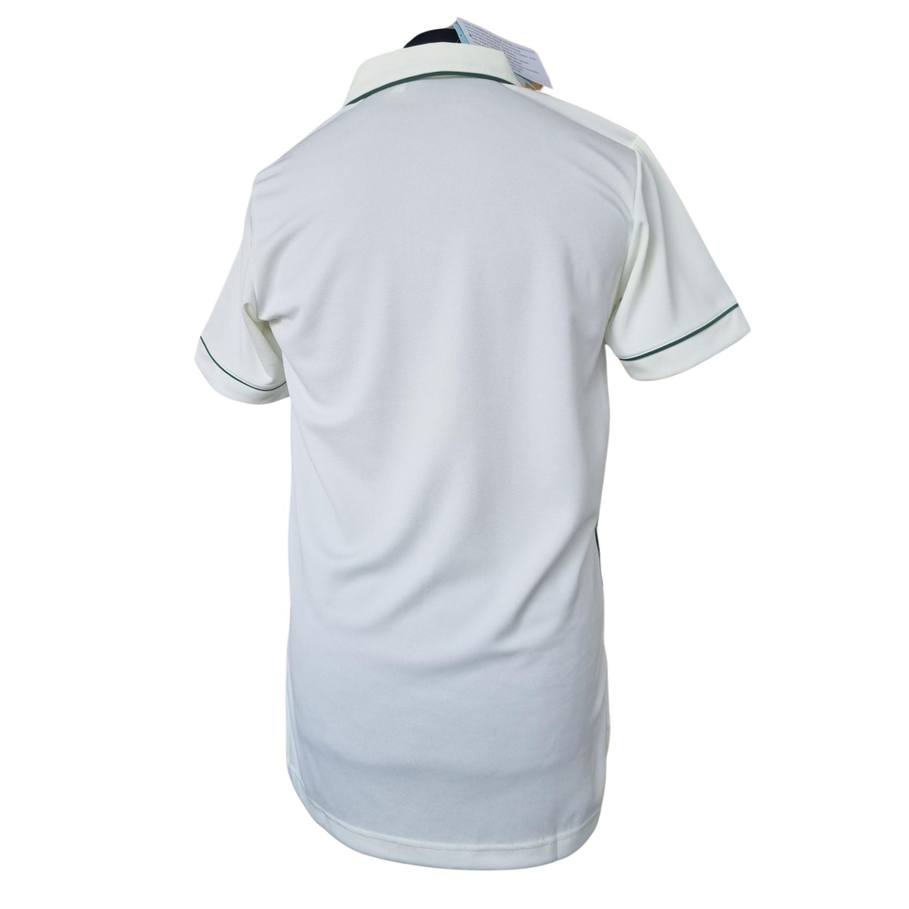 Salamander Polyester Cricket Shirt: Green Trim