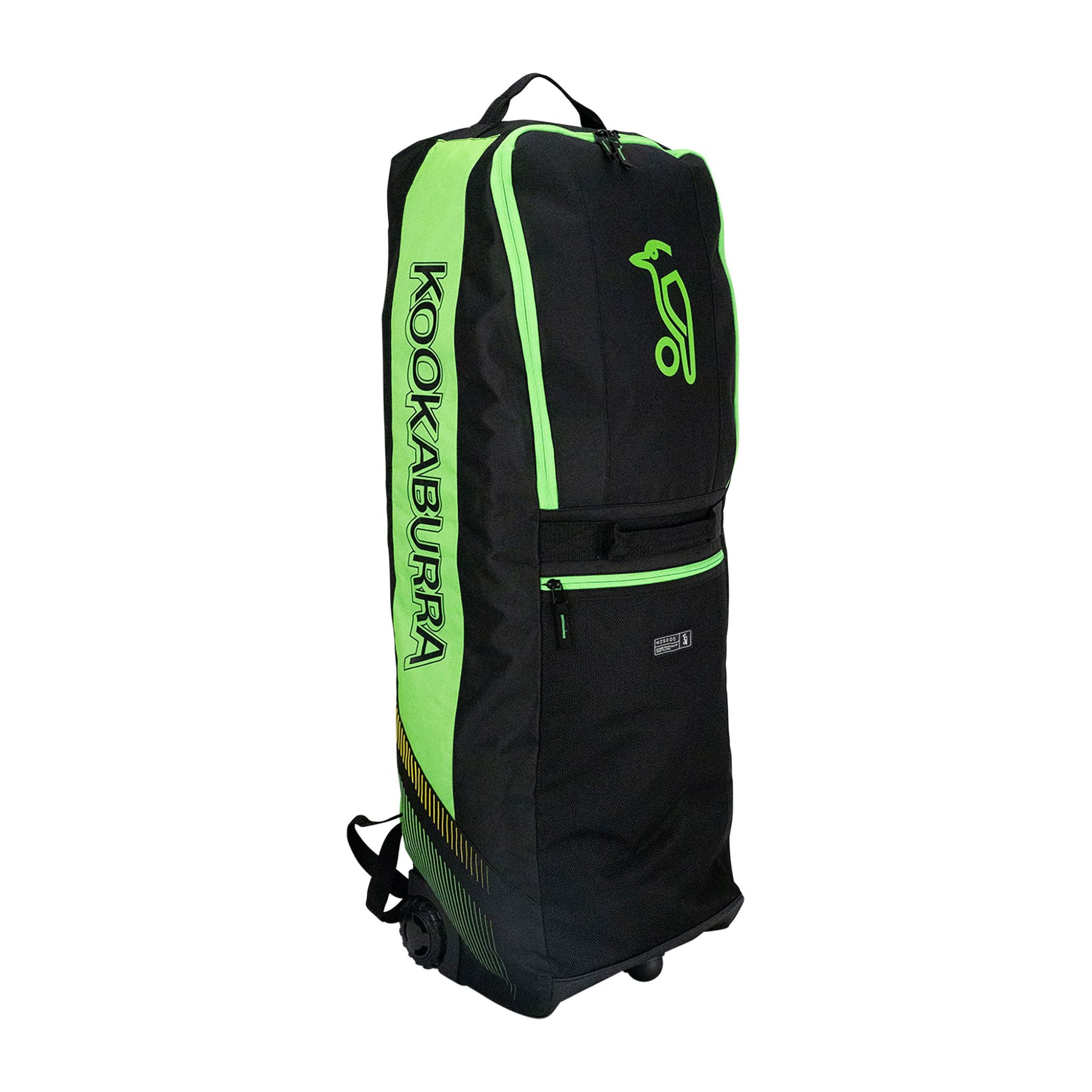 Kookaburra WD5000 Wheelie Duffle Bag 2025: Black/Grey