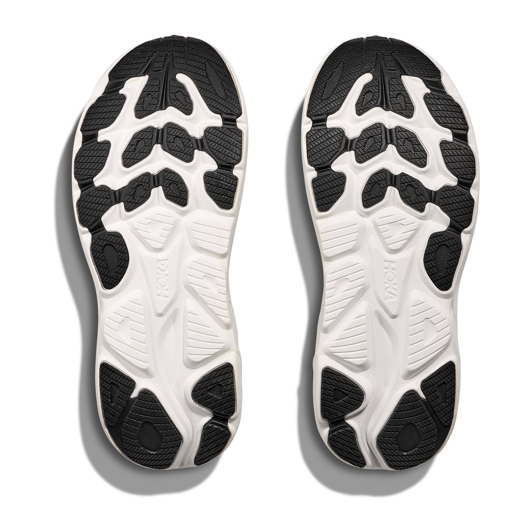 Hoka Clifton 10 Men's Running Shoes: Black/White