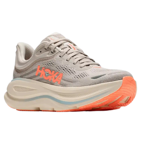 Hoka Bondi 9 Women's Running Shoes: River Rock Grey/Mineral Ore