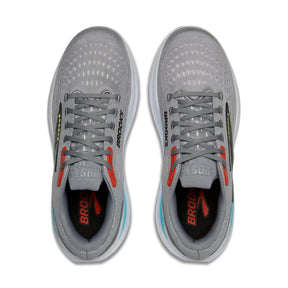 Brooks Ghost Max 3 Mens Running Shoes: Primer Grey/Antarctica/Red