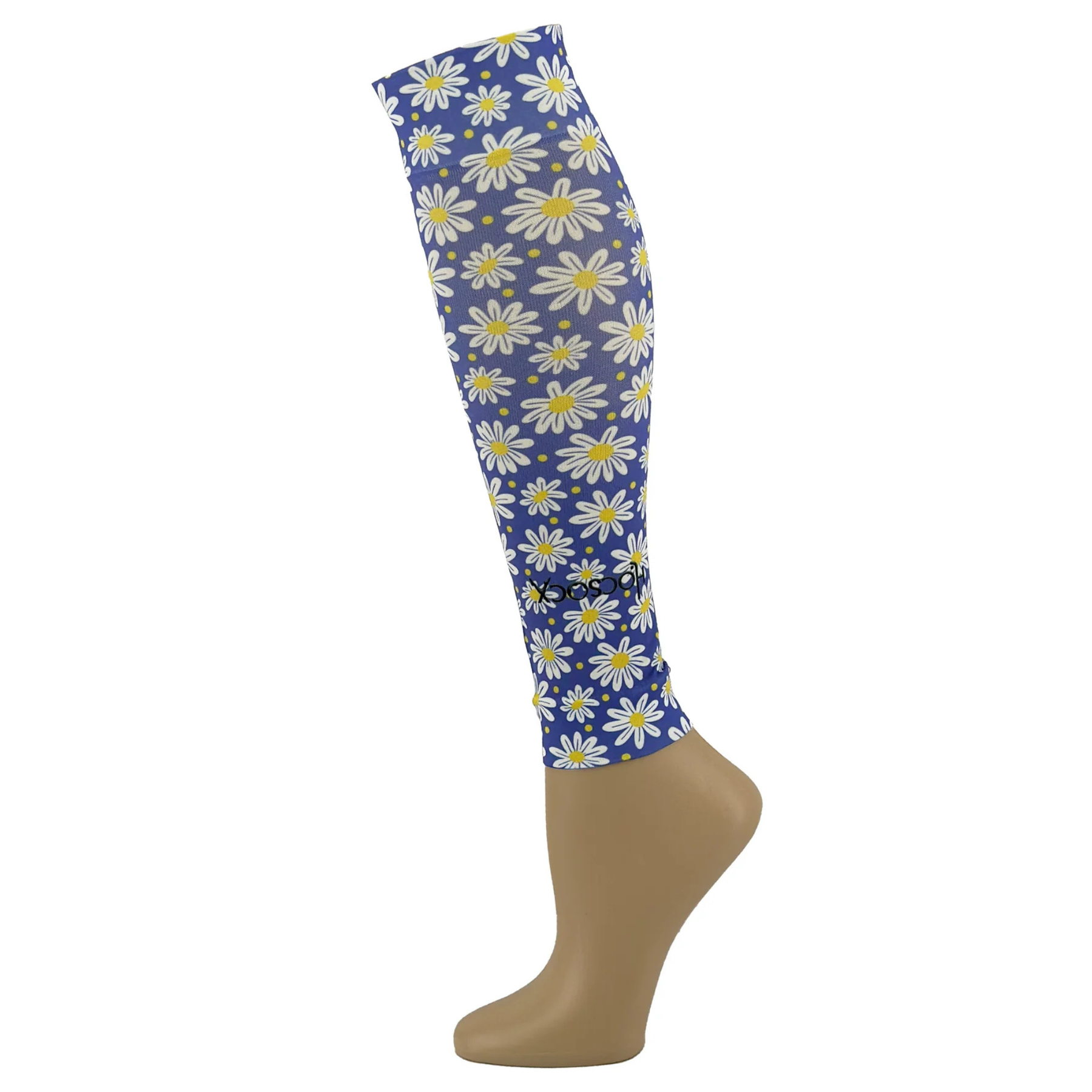 Hocsocx Daisy Days Shin Liner Footless Sock