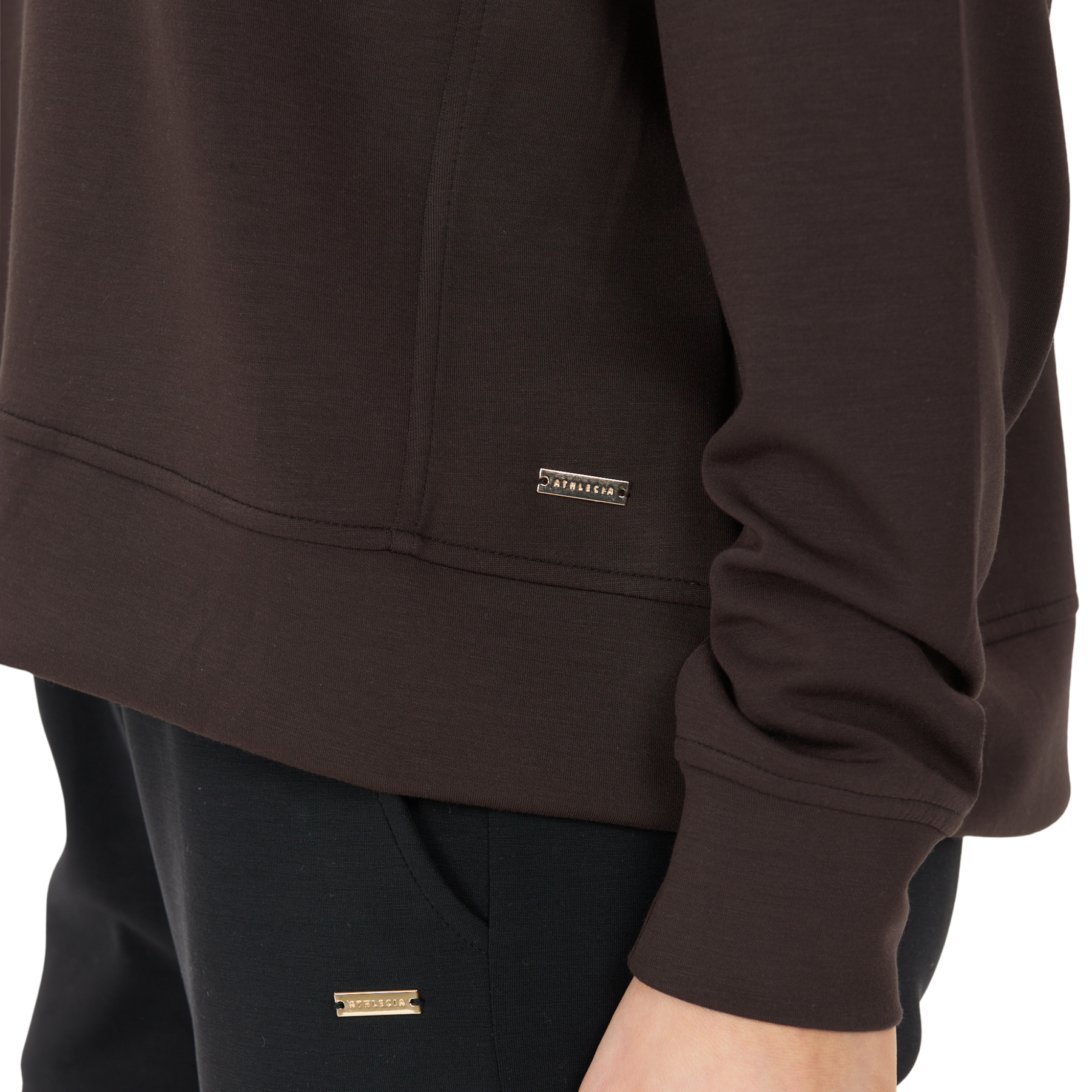 Athlecia Jacey Women's Crew Neck: Chocolate Torte