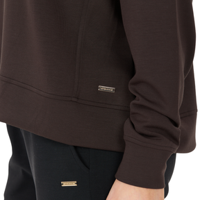 Athlecia Jacey Women's Crew Neck: Chocolate Torte