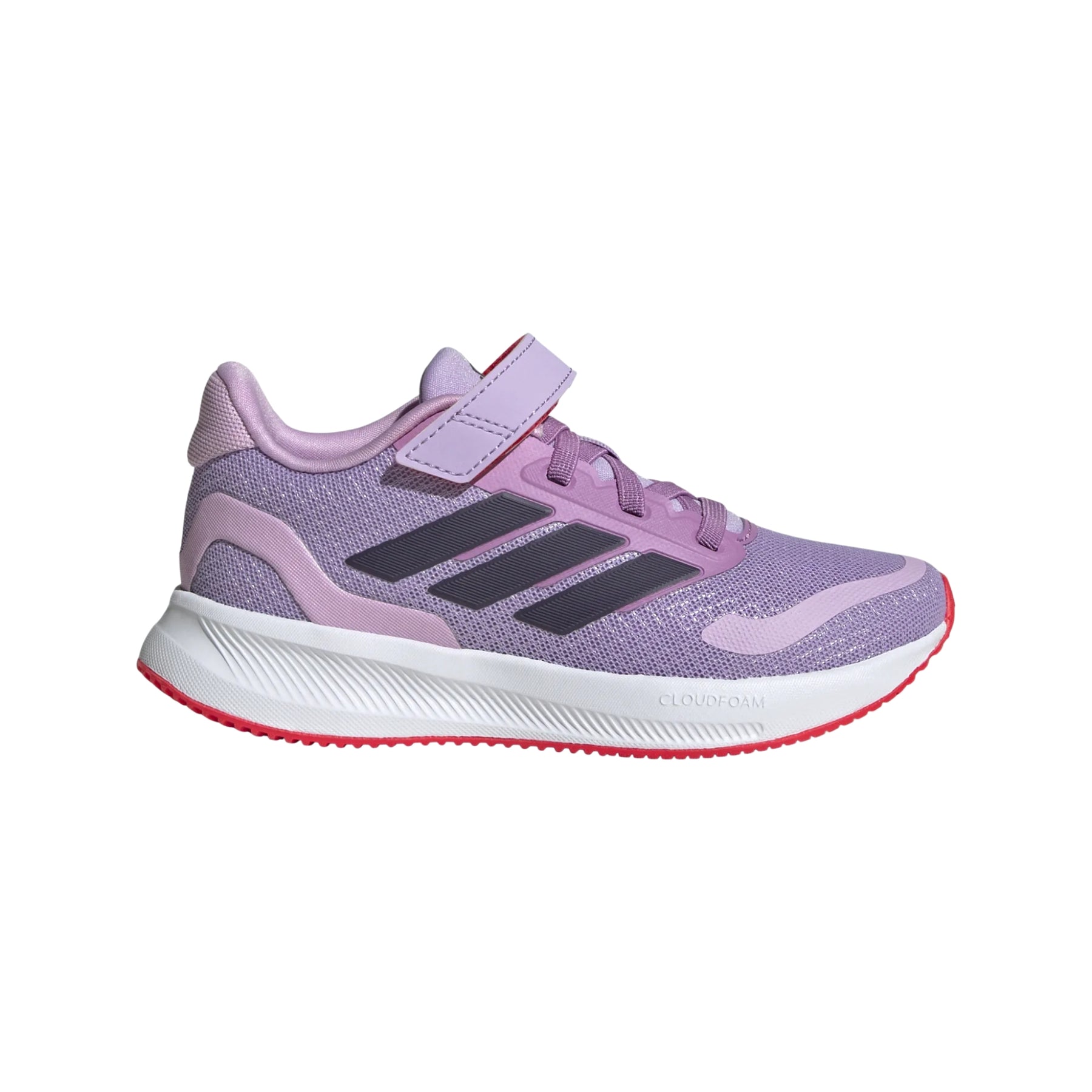 Adidas Runfalcon 5.0 EL Kids Running Shoes: Purple