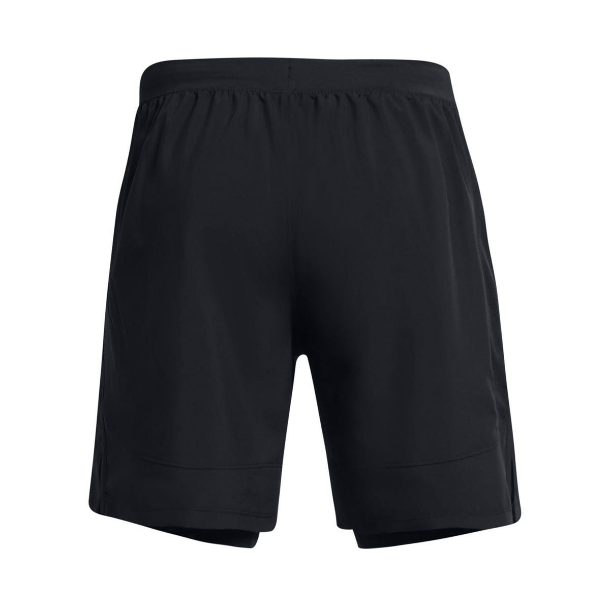 Under Armour Mens Launch Run 7inch 2-in-1 Running Shorts: Black/Reflective