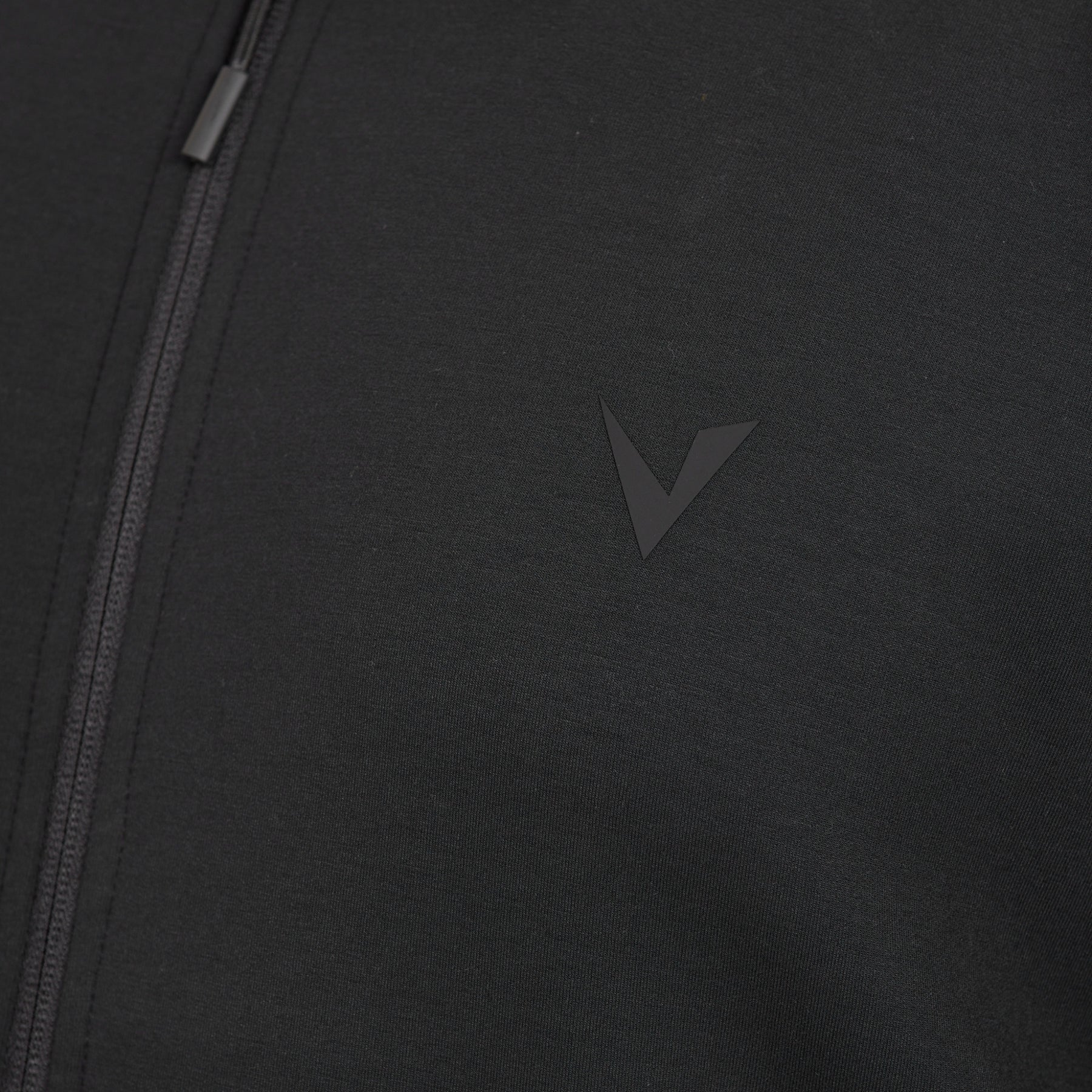 Virtus Taro Technical Full Zip Mens Hoody: Black