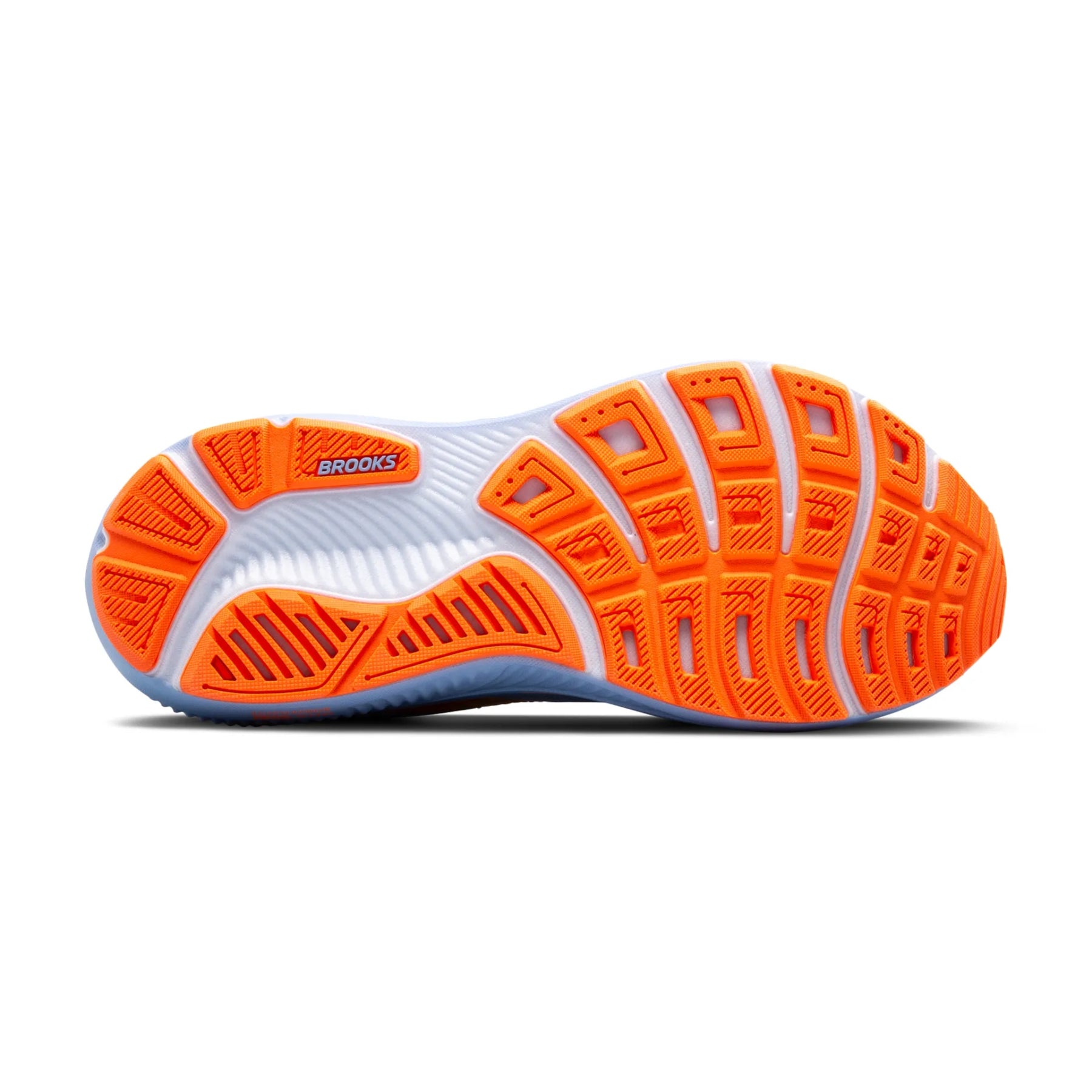 Brooks Ghost 17 Women's Running Shoes: Blue Heron/White/Orange