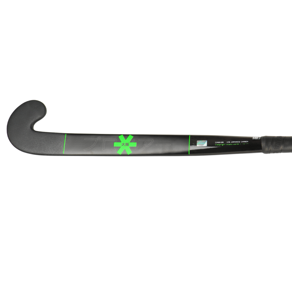 Osaka Pro Tour 10 2.0 Grow Bow Junior Hockey Stick 2023: Iconic Black
