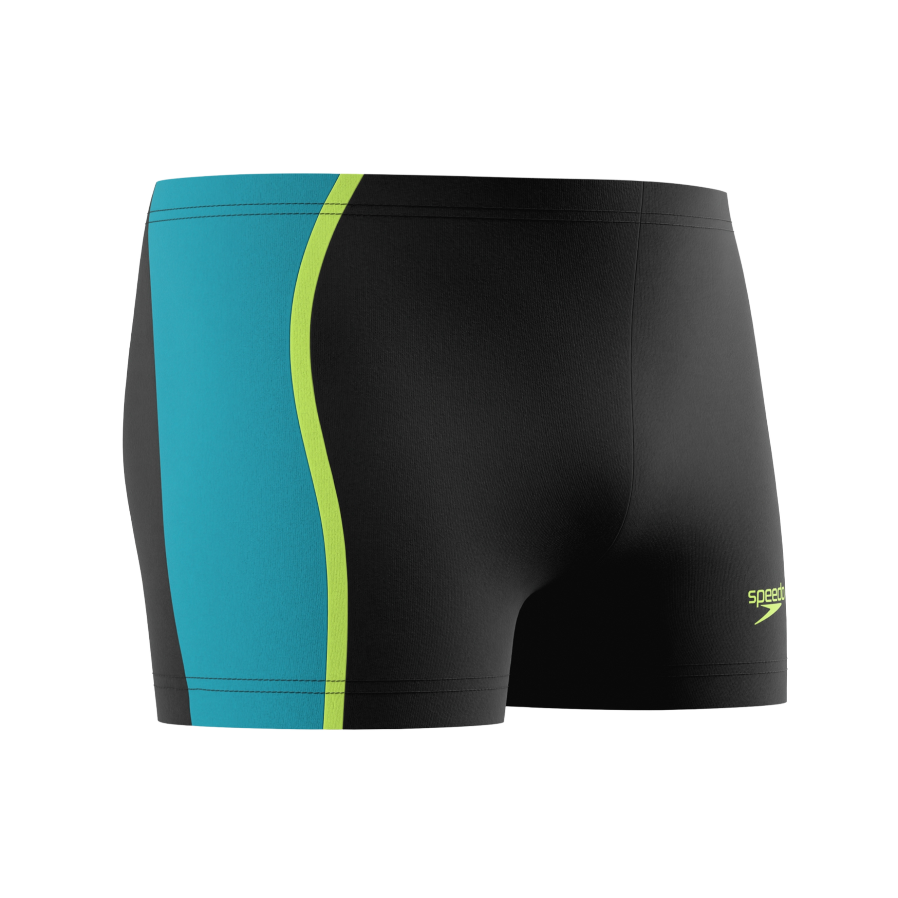 Speedo Mens Solid Splice Aquashort: Anthracite