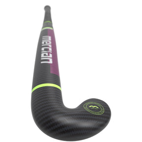 Mercian Elite CF95 Pro Hockey Stick: Carbon/Red Irridescent