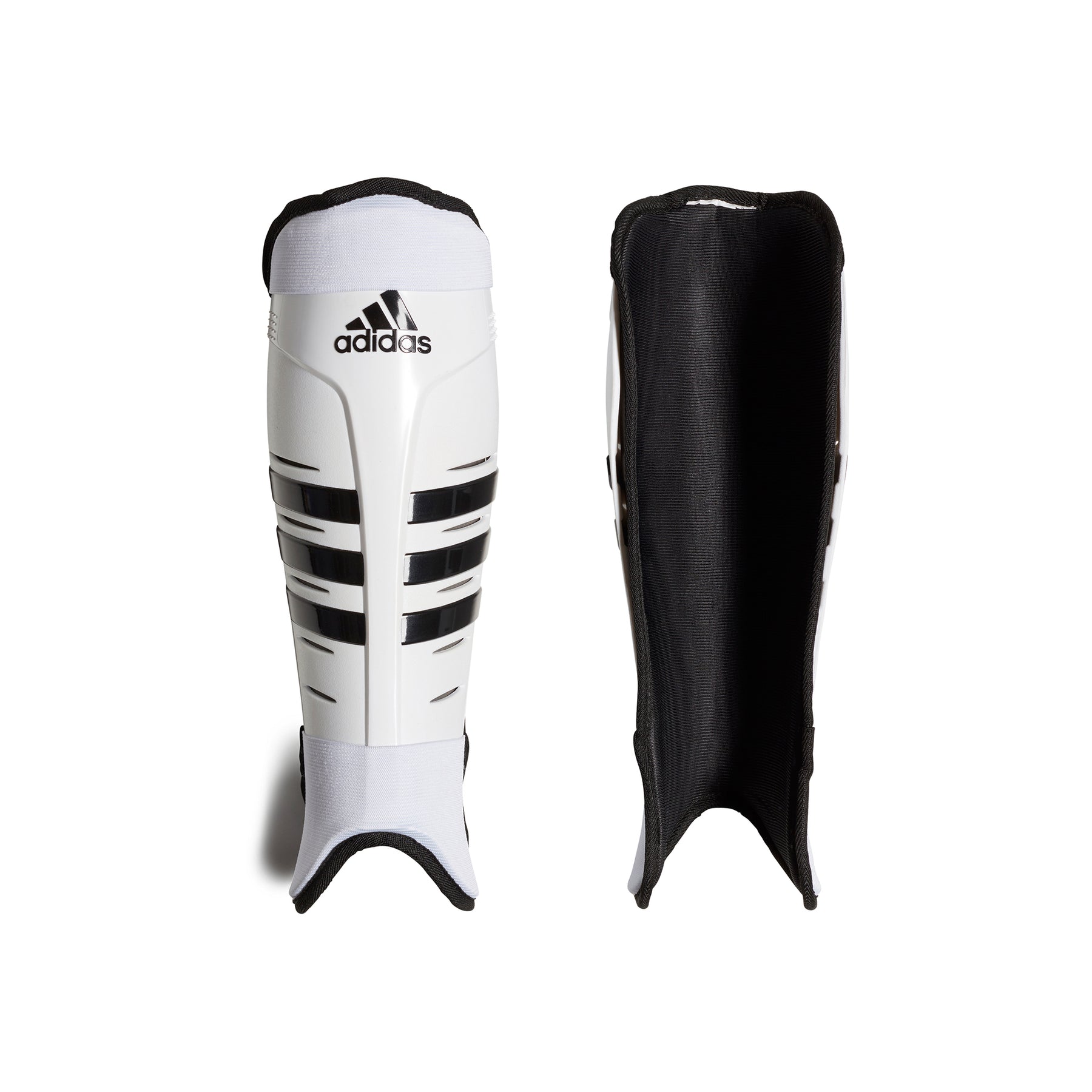 Adidas Adipower Pro Shinguard: White/Black