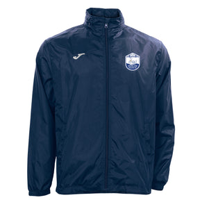Marlow Youth FC Fleece Lined V2 Rain Jacket: Navy