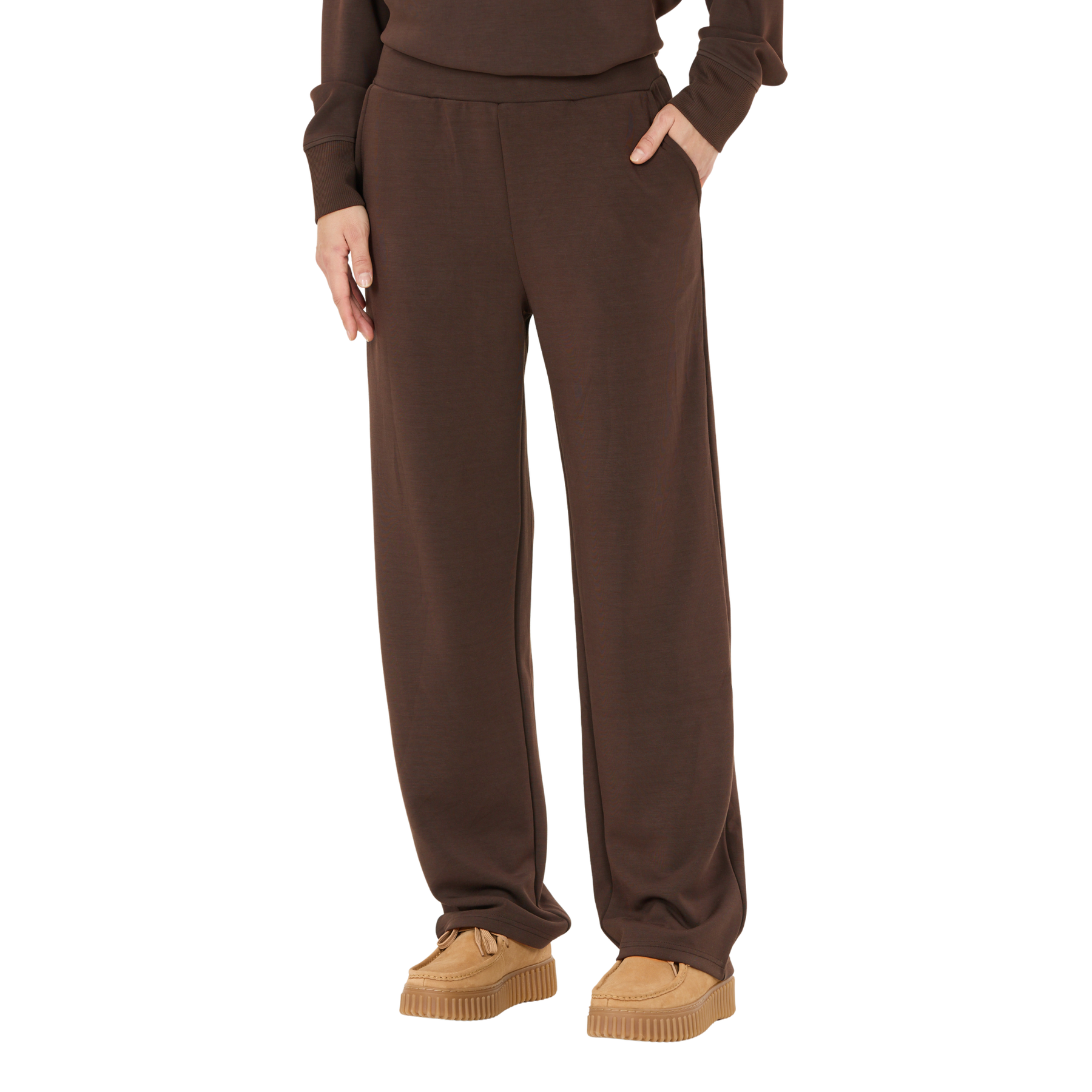 Athlecia Jacey Women's Regular Pants: Chocolate Torte