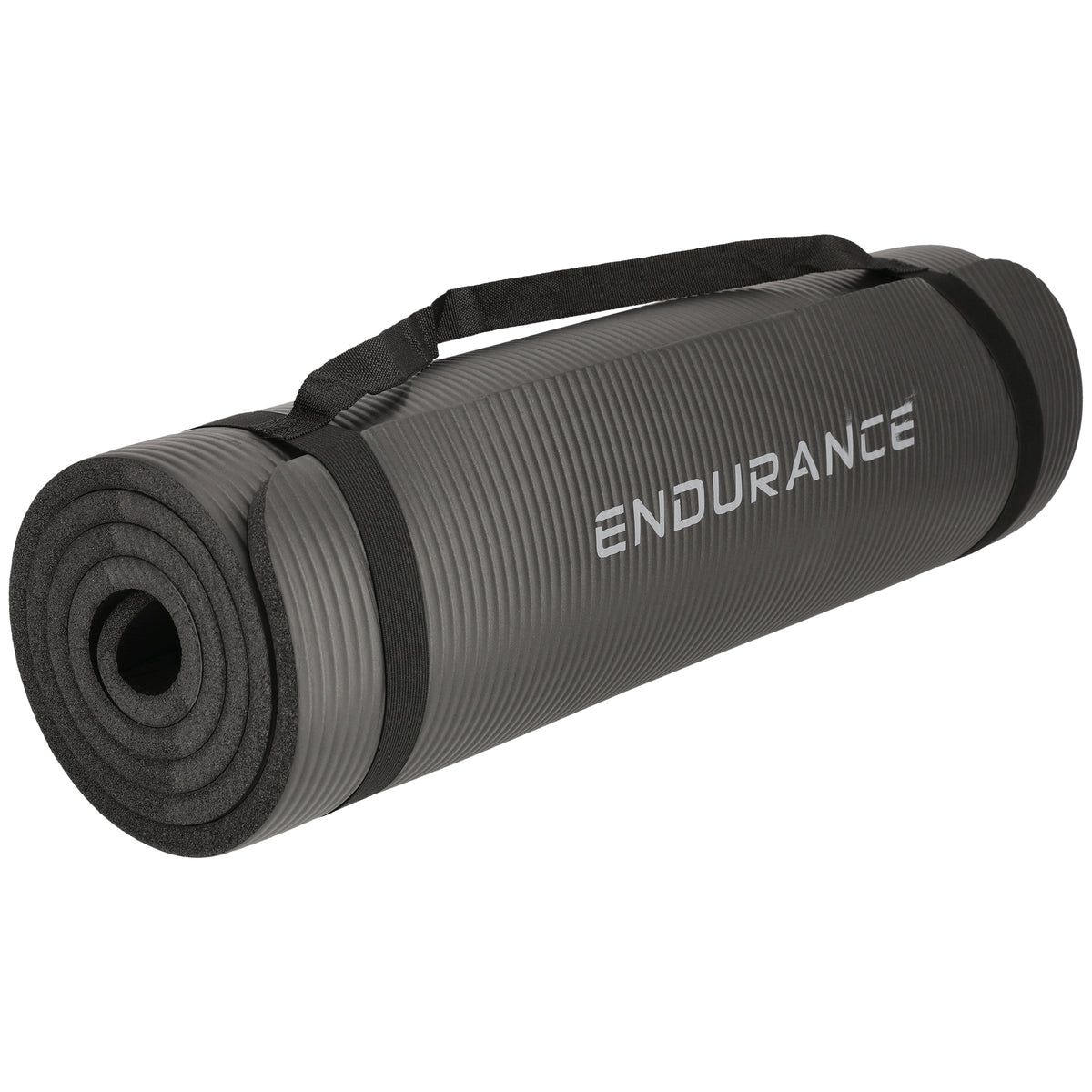 Endurance NBR Fitness Mat: Black