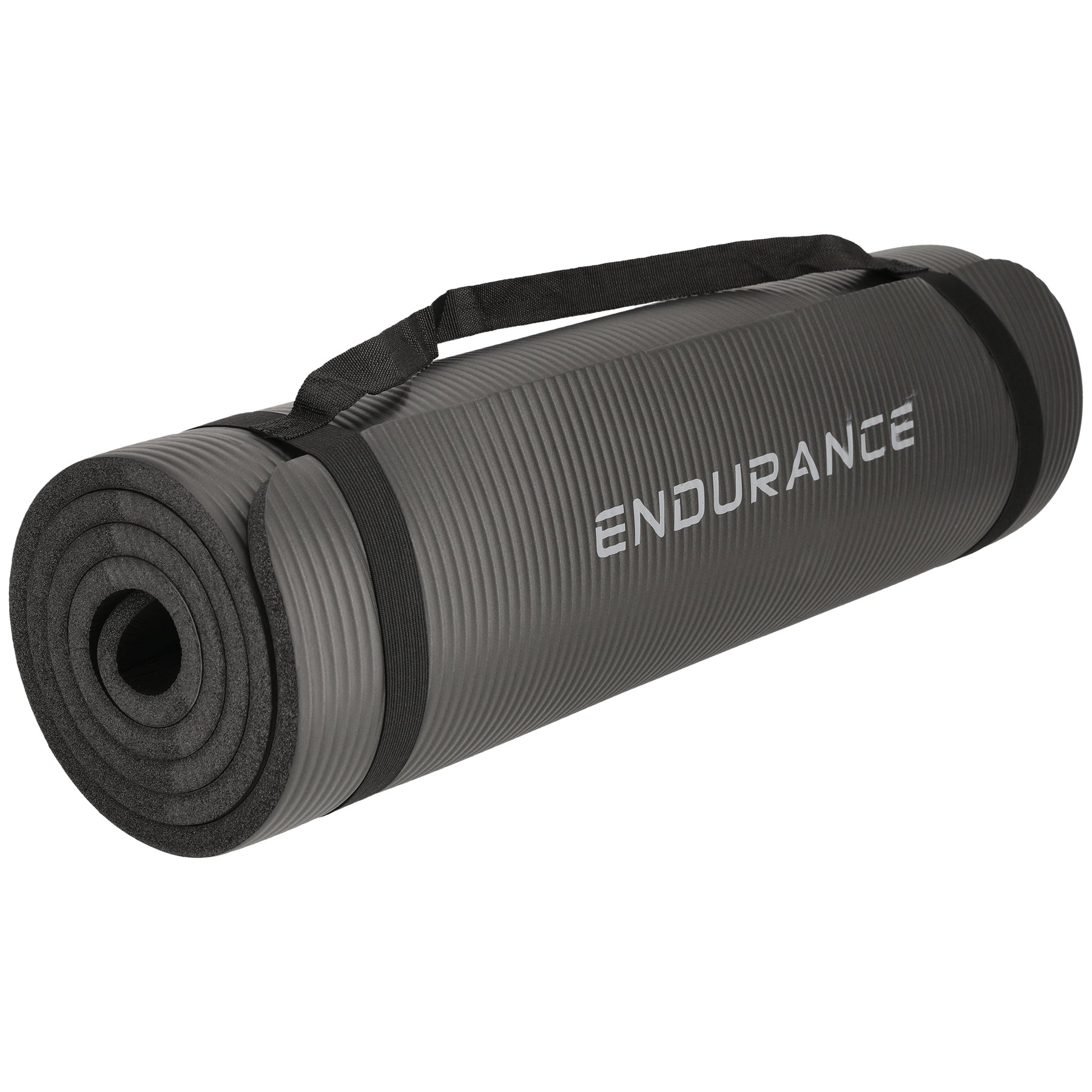Endurance NBR Fitness Mat: Black
