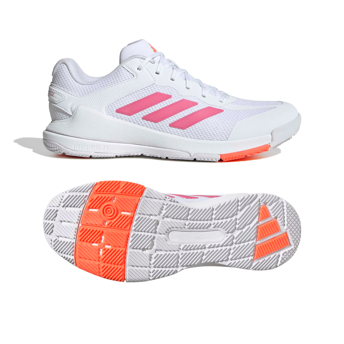 Adidas Netcourt Pro Netball Shoes: White