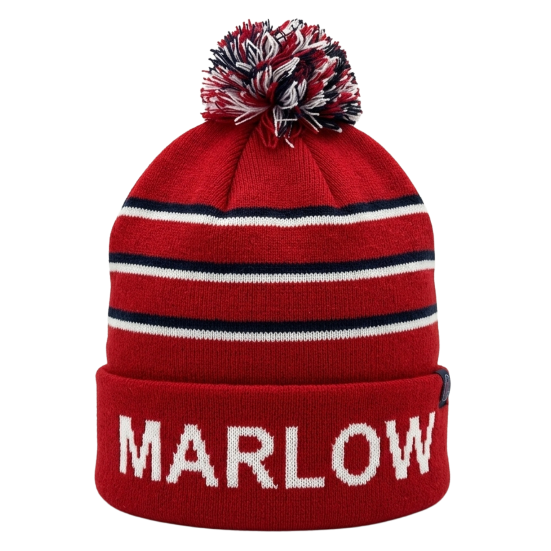 Marlow Hockey Club Bobble Hat Red/Navy