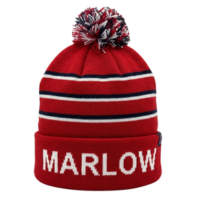 Marlow Hockey Club Bobble Hat Red/Navy