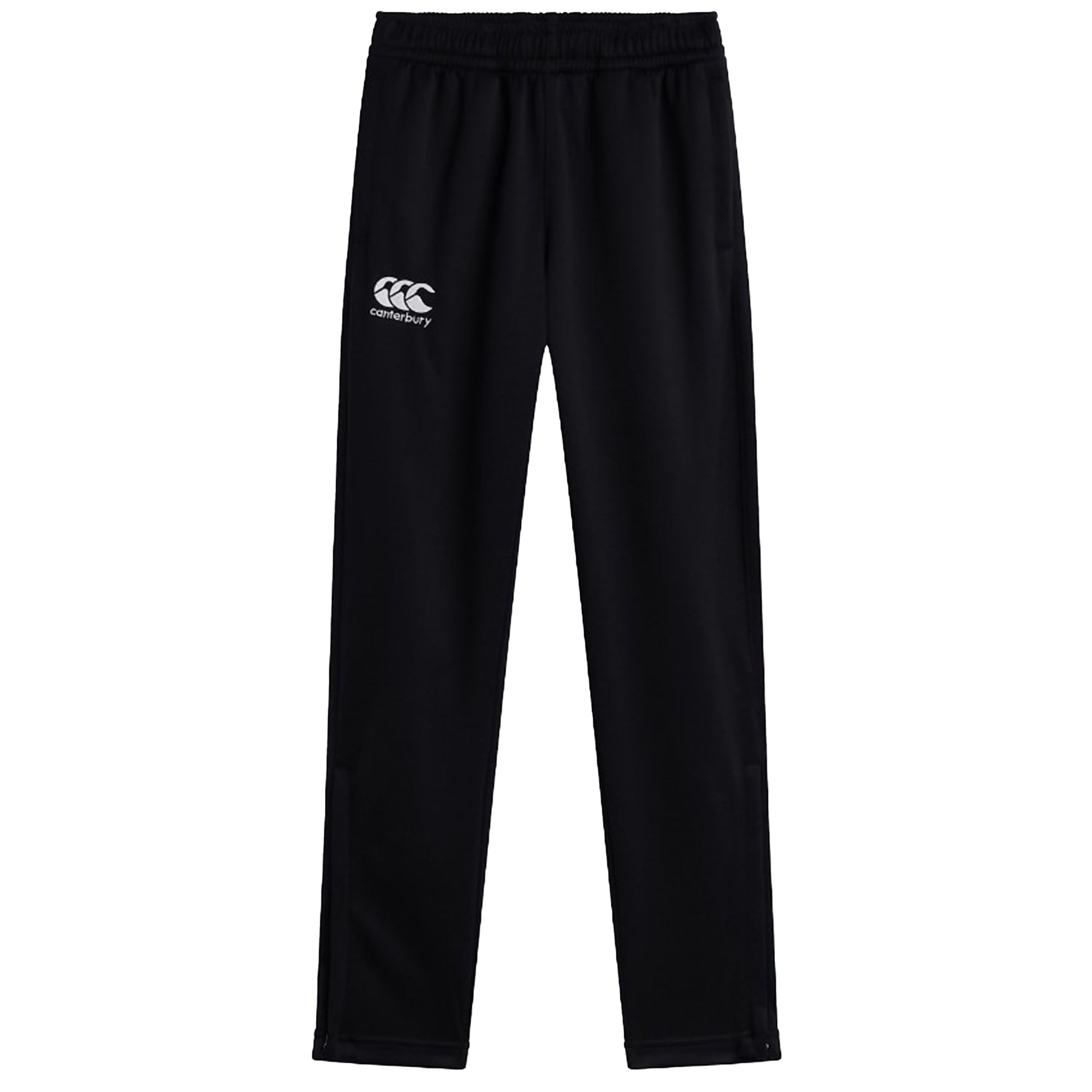 Canterbury Junior Stretch Tapered Polyknit Trousers: Black