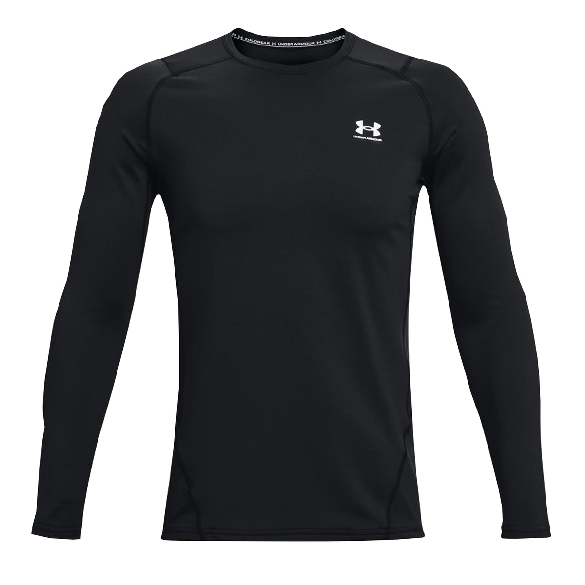 Under Armour Cold Long Sleeve Fitted Crew: Black