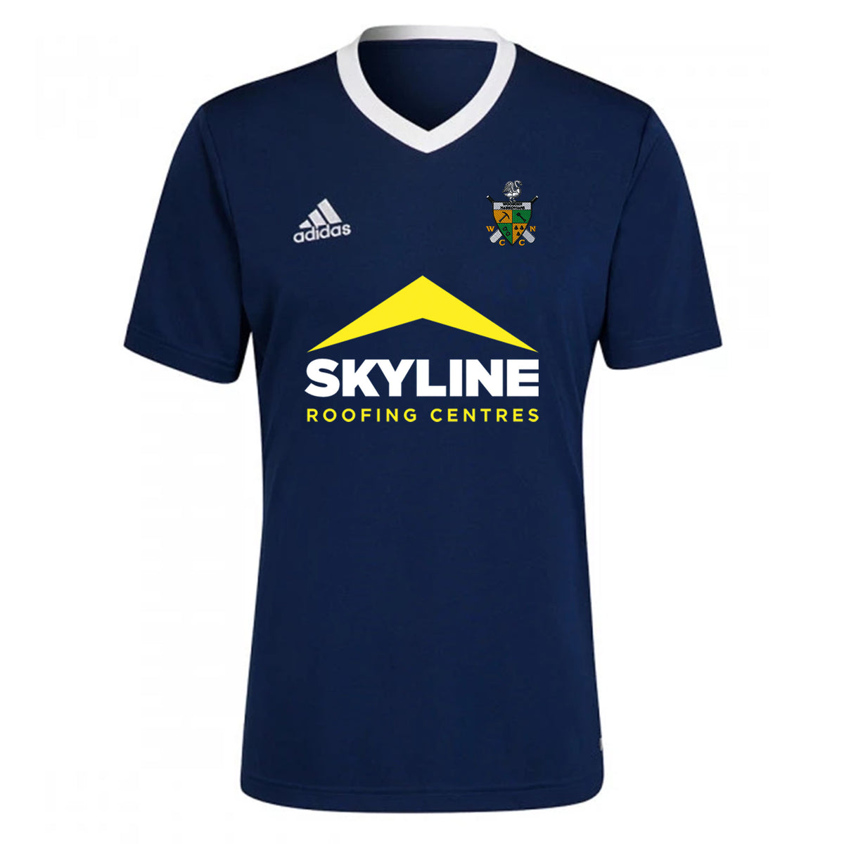 Wooburn Narkovians CC Adidas Training Shirt: Navy