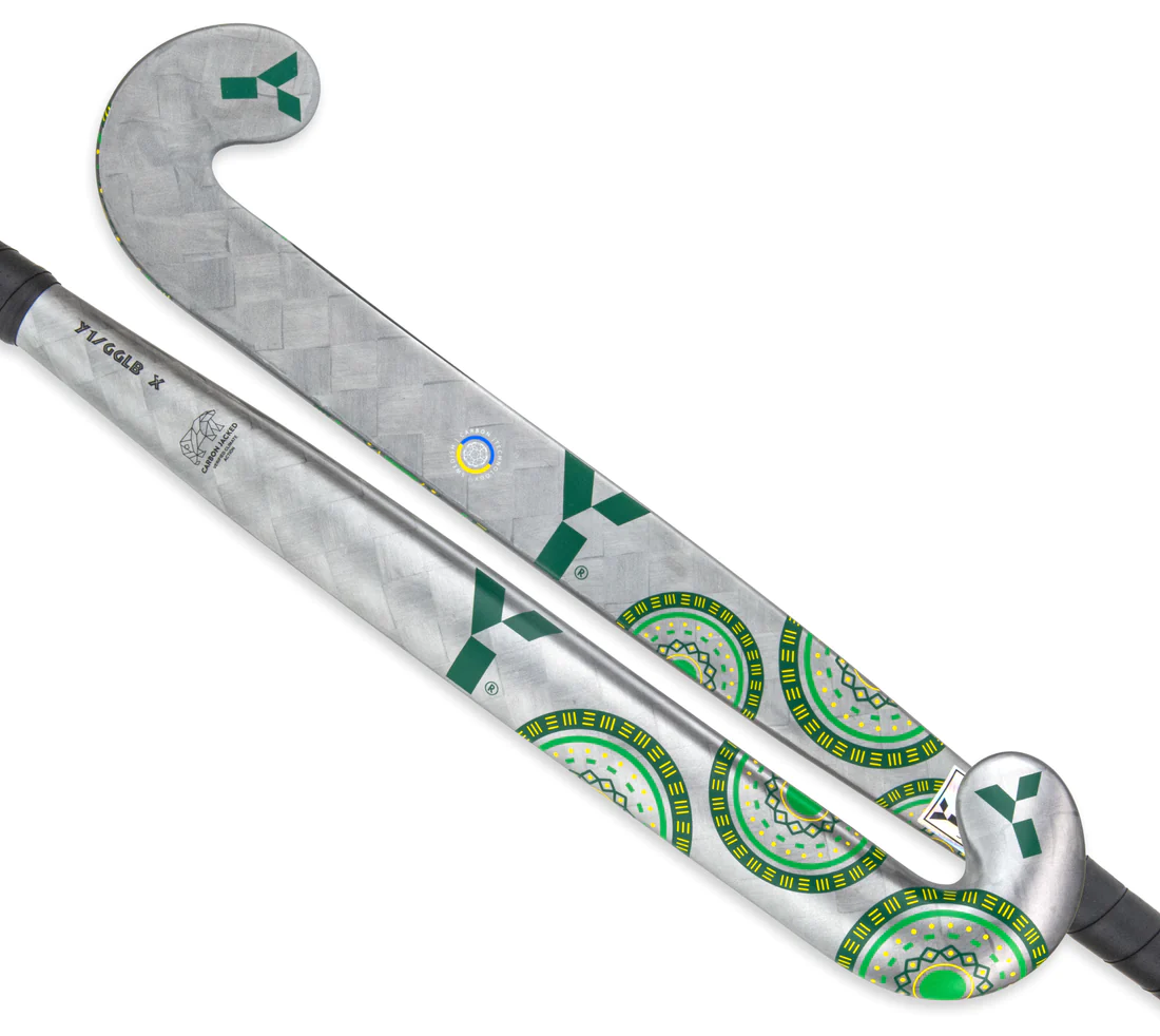 Y1 GLB X Hockey Stick 2023: Green - 36.5