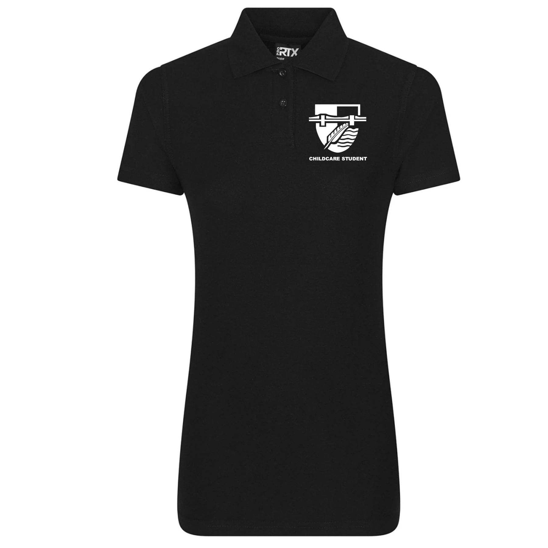 Great Marlow School Childcare Polo: Black