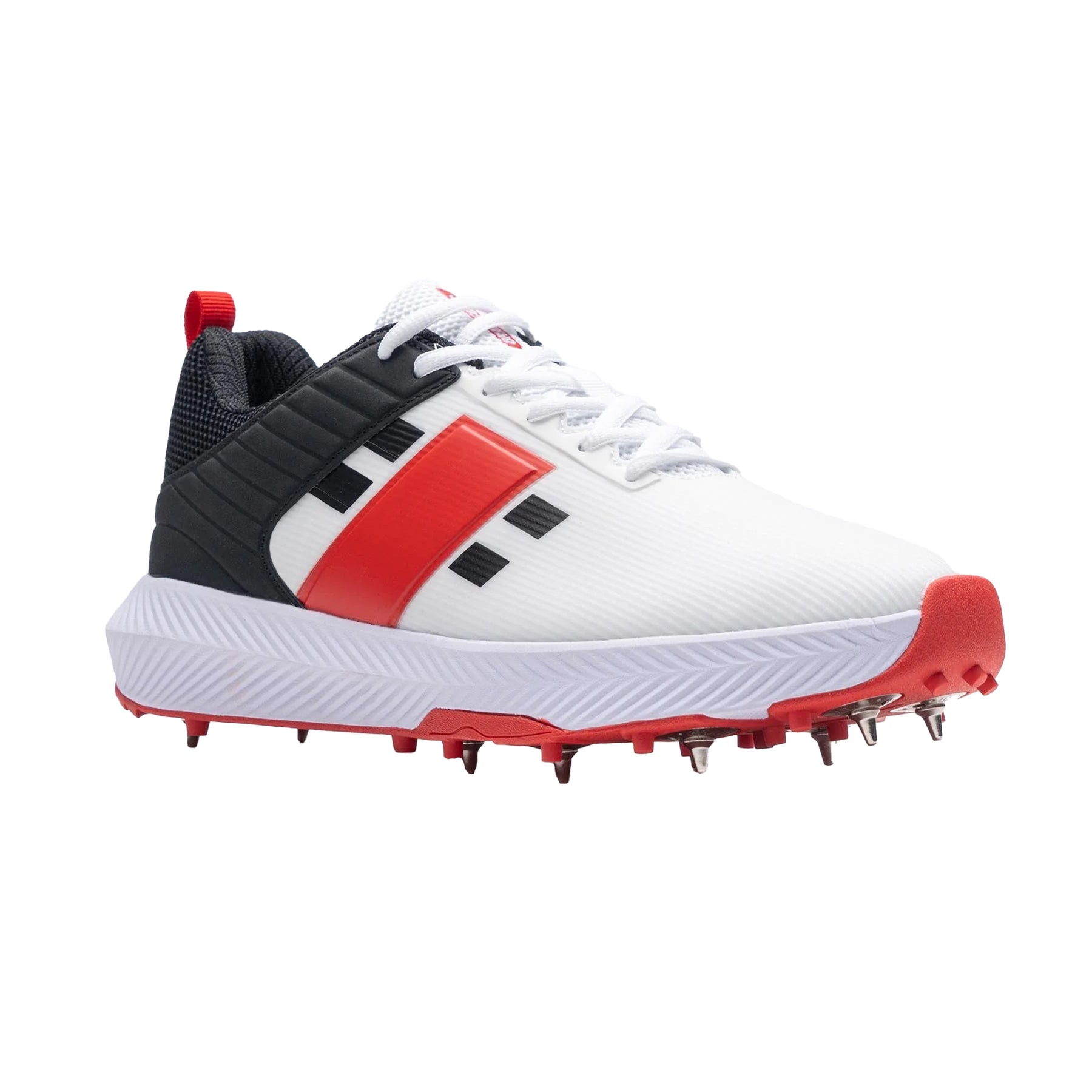 Gray Nicolls Players 3.0 Spike Adult Cricket Shoes 2025 : White/Red