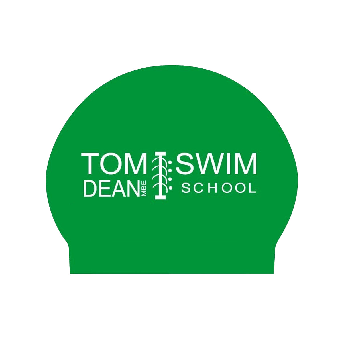 Tom Dean Swim School Pack of 100 Latex Swim Caps: Green