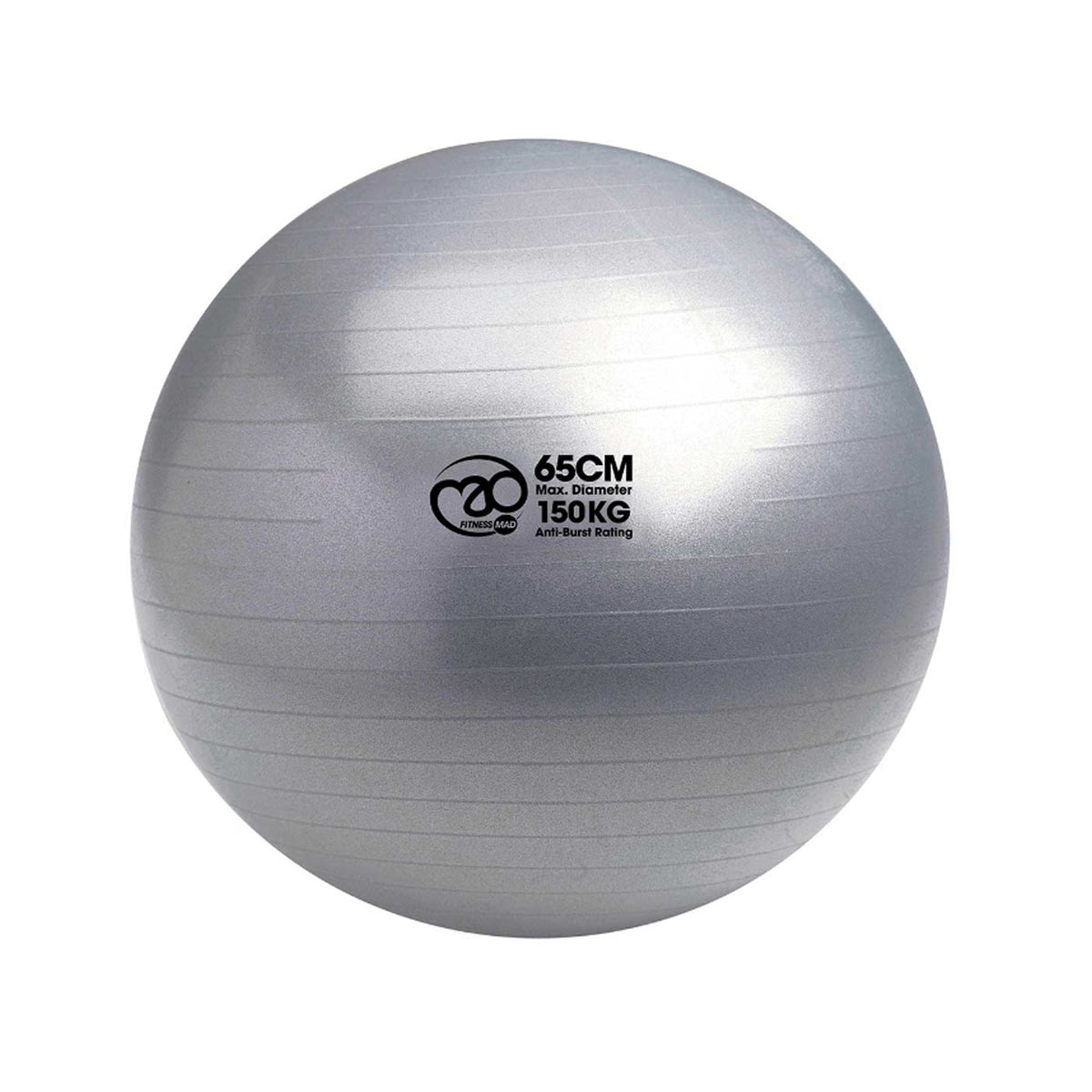 Fitness Mad 150kg Anti-Burst Swiss Ball & Pump